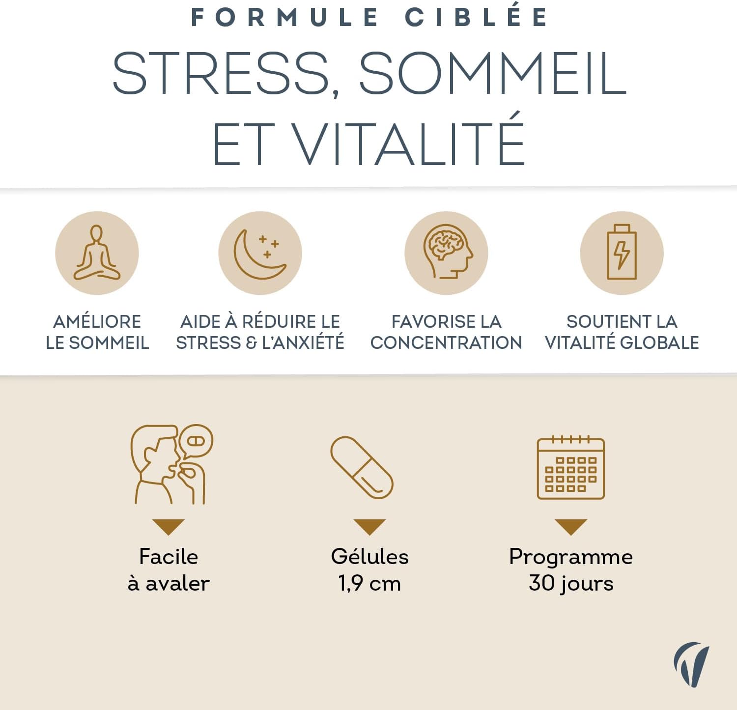 Thumbnail 2 de Vitavea Ashwagandha BIO KSM-66® breveté 90 gélules vegan (5% withanolides, 600 mg)