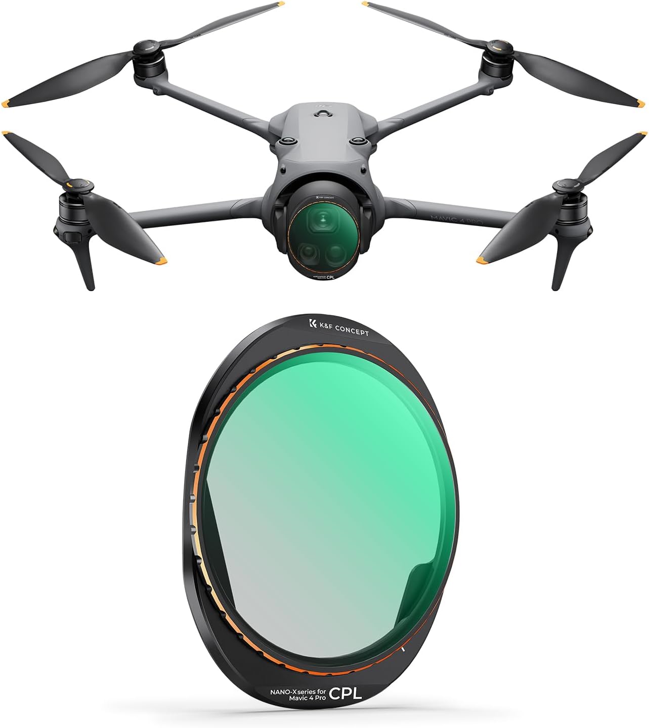 Detalle de K&F CONCEPT Filtro Polarizzatore Circolare CPL per Mavic 4 Pro