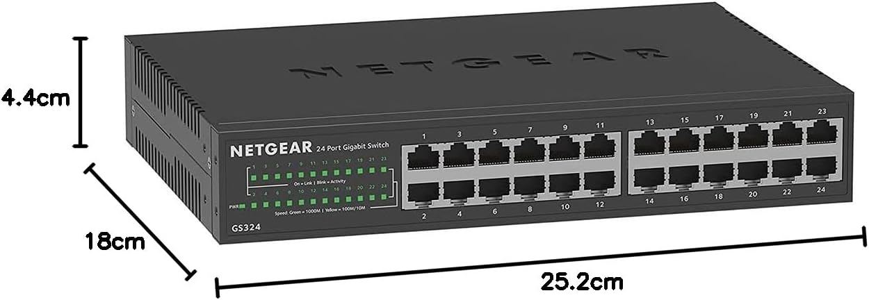 Thumbnail 5 de Netgear GS324 24-Port Gigabit Switch