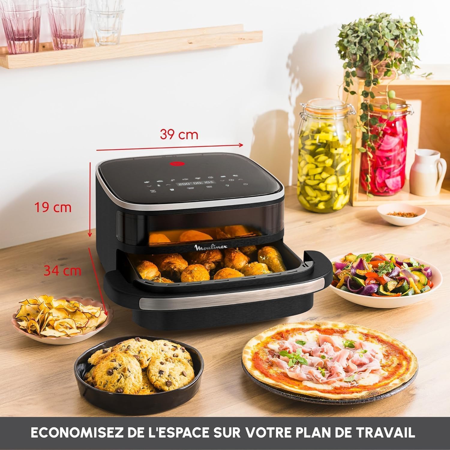 Thumbnail 6 de Moulinex AL4018F0 friteuse air fryer 4 L avec accessoires đ