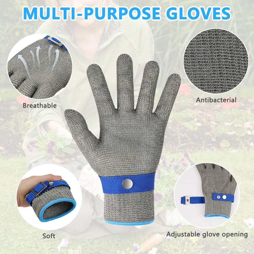 Detalle 1 de flintronic Cut Resistant Gloves Level 9, size L