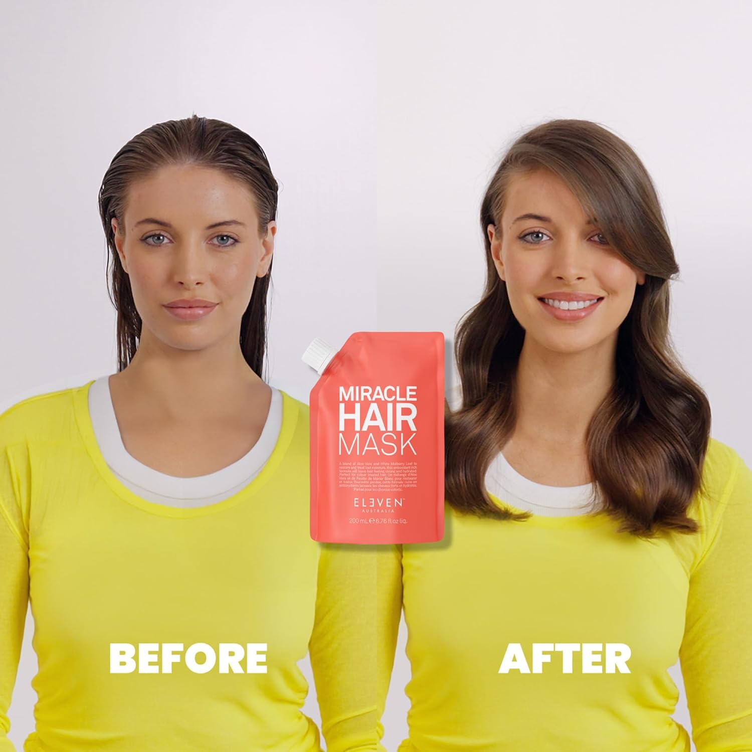 Thumbnail 3 de ELEVEN AUSTRALIA Miracle Hair Mask - Soin revitalisant pour cheveux secs et abîmés, 200 ml