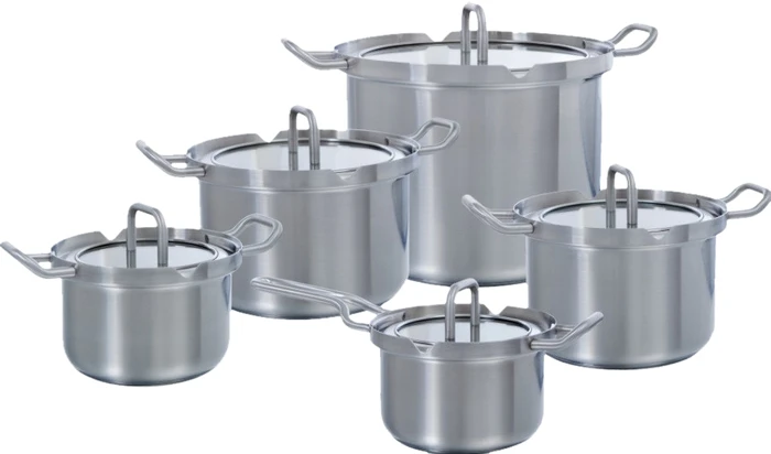 Thumbnail 2 de BK Q-linair Master Glas Topfset 5-teilig – mit Abgießsystem und Deckel-Vierteldrehung