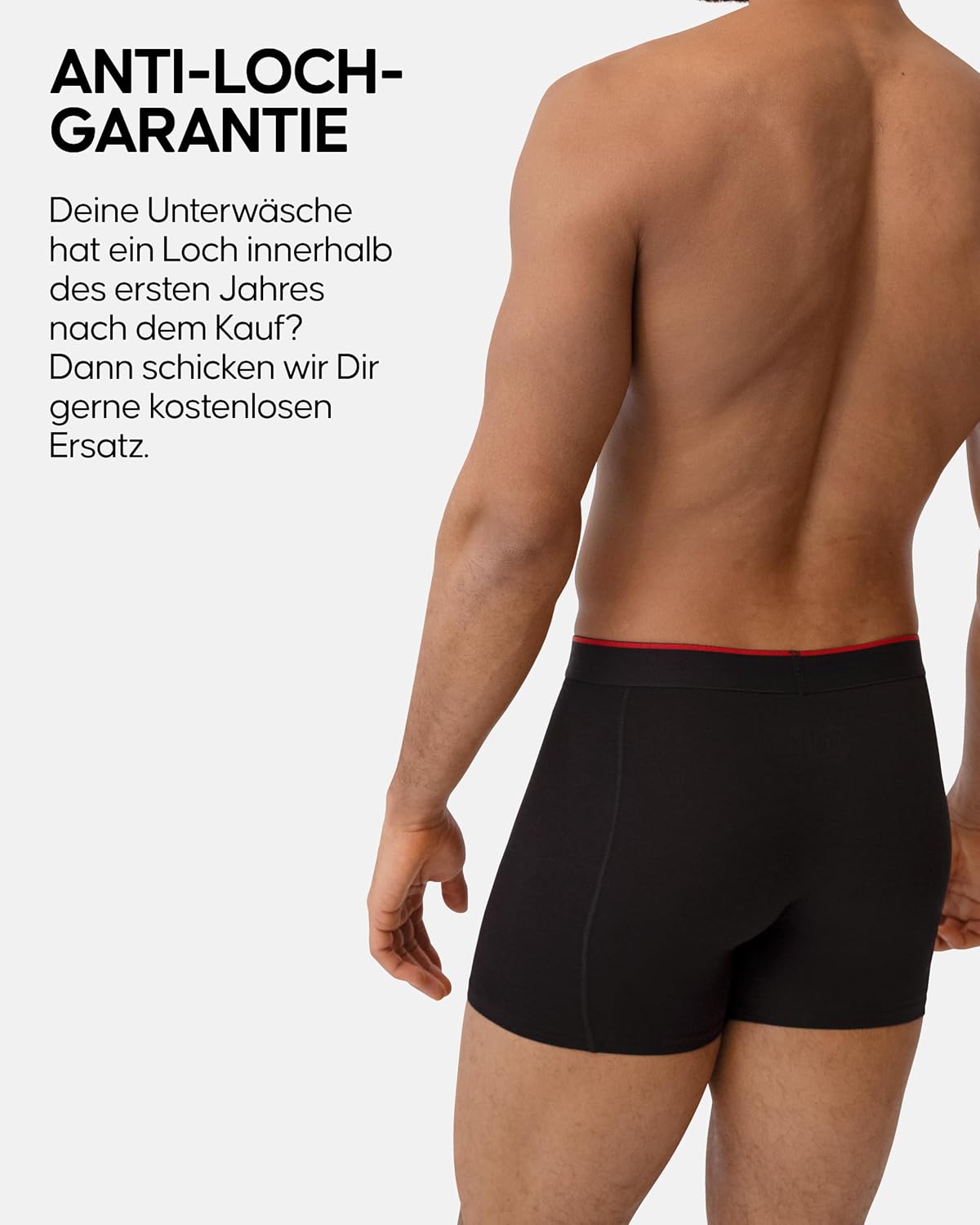 Detalle 2 de DANISH ENDURANCE 3er Pack Bambus-Boxershorts Herren (ultrasoft, atmungsaktiv, etikettfrei)