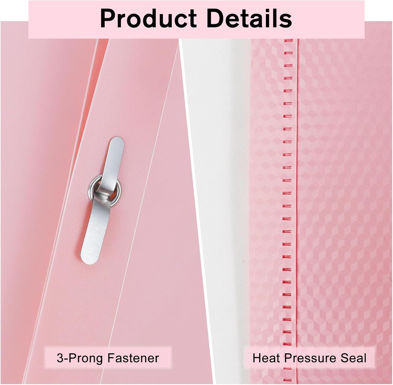 Detalle de EEHZTSI 60-Pack 2-Pocket 3-Prong Folders 9.4x11.6"