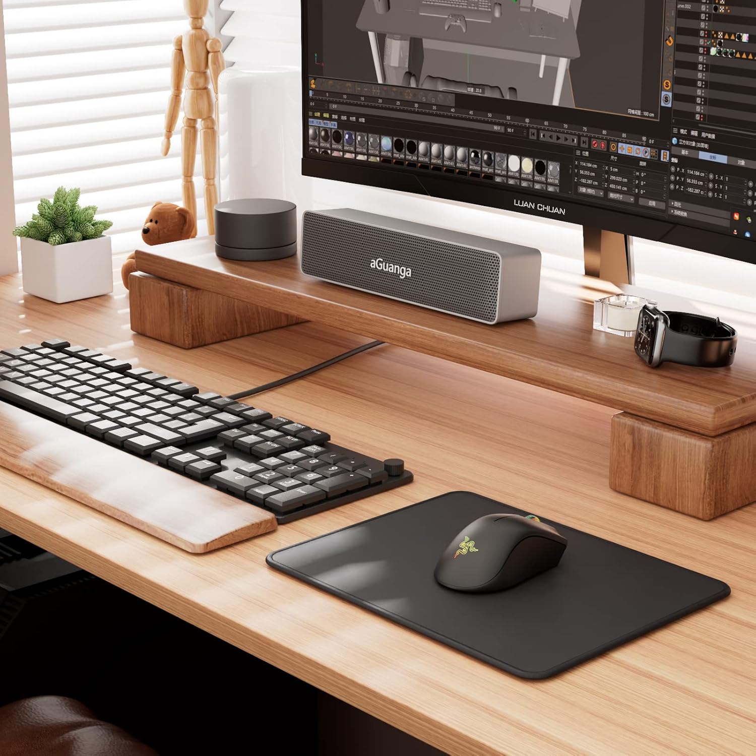 Detalle de KTRIO KTRIO mouse mat 275x215mm 6 pack