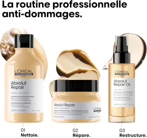 Detalle de L’Oréal Professionnel Absolut Repair Masque Restructurant Instantané – 250 ml