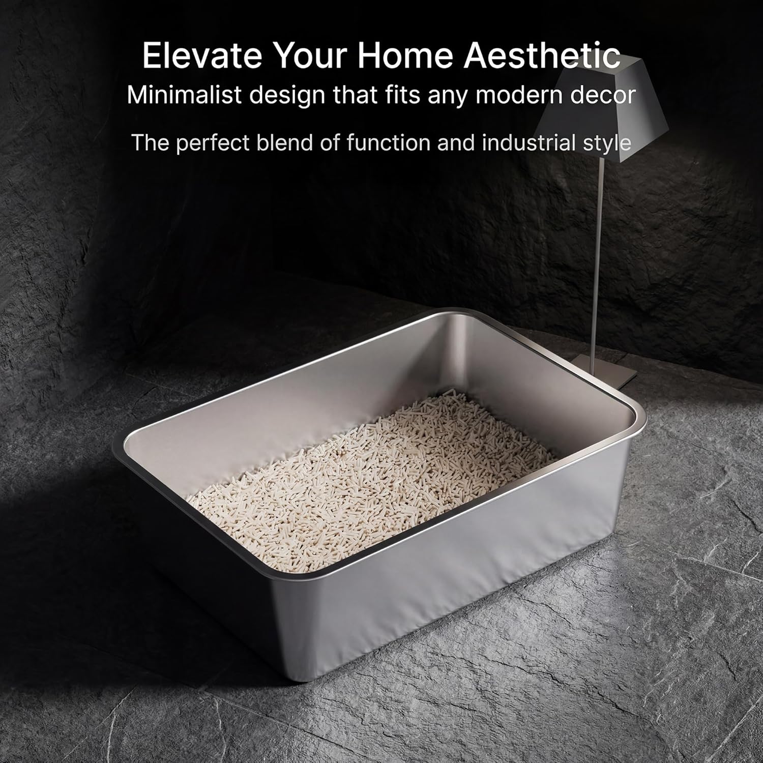 Thumbnail 5 de Suhaco Stainless Steel Litter Box 60x40cm