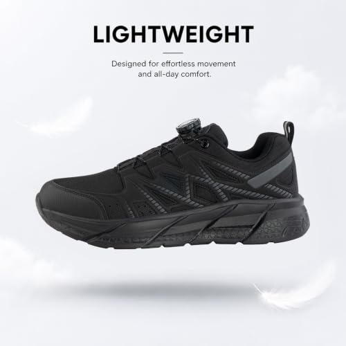 Thumbnail 2 de Hitmars Baskets Homme Chaussures de Sport à molette – légères, noir, 43