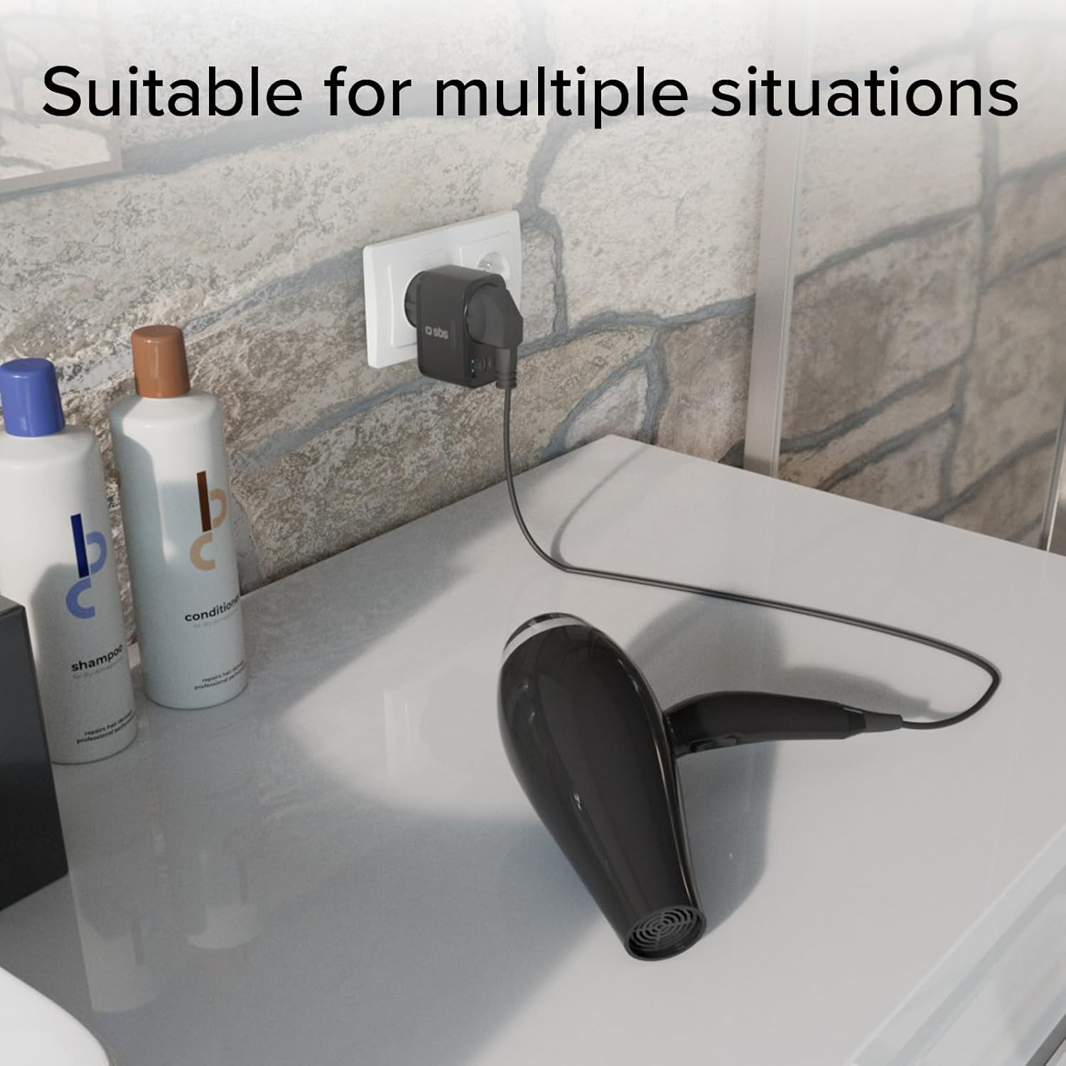Thumbnail 5 de SBS Fuente de alimentación multisocket USB C/A Schuko 3500 W