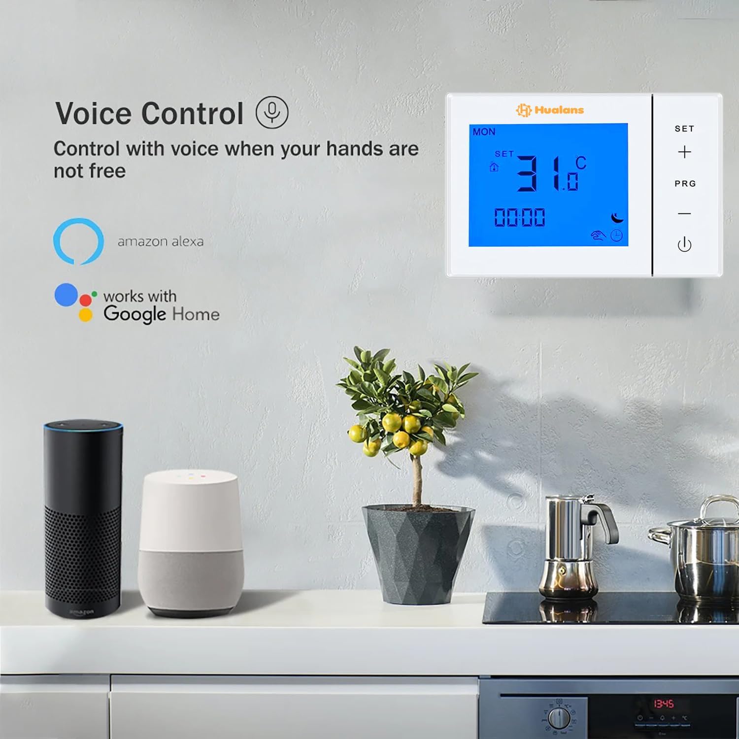 Thumbnail 4 de Termostato Ambiente Intelligente WiFi 90-240V