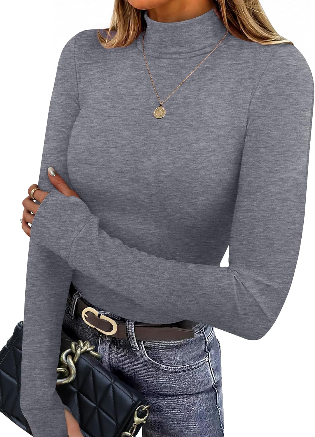 Thumbnail 5 de Sampeel Women's Turtleneck Top, Fleece-Lined
