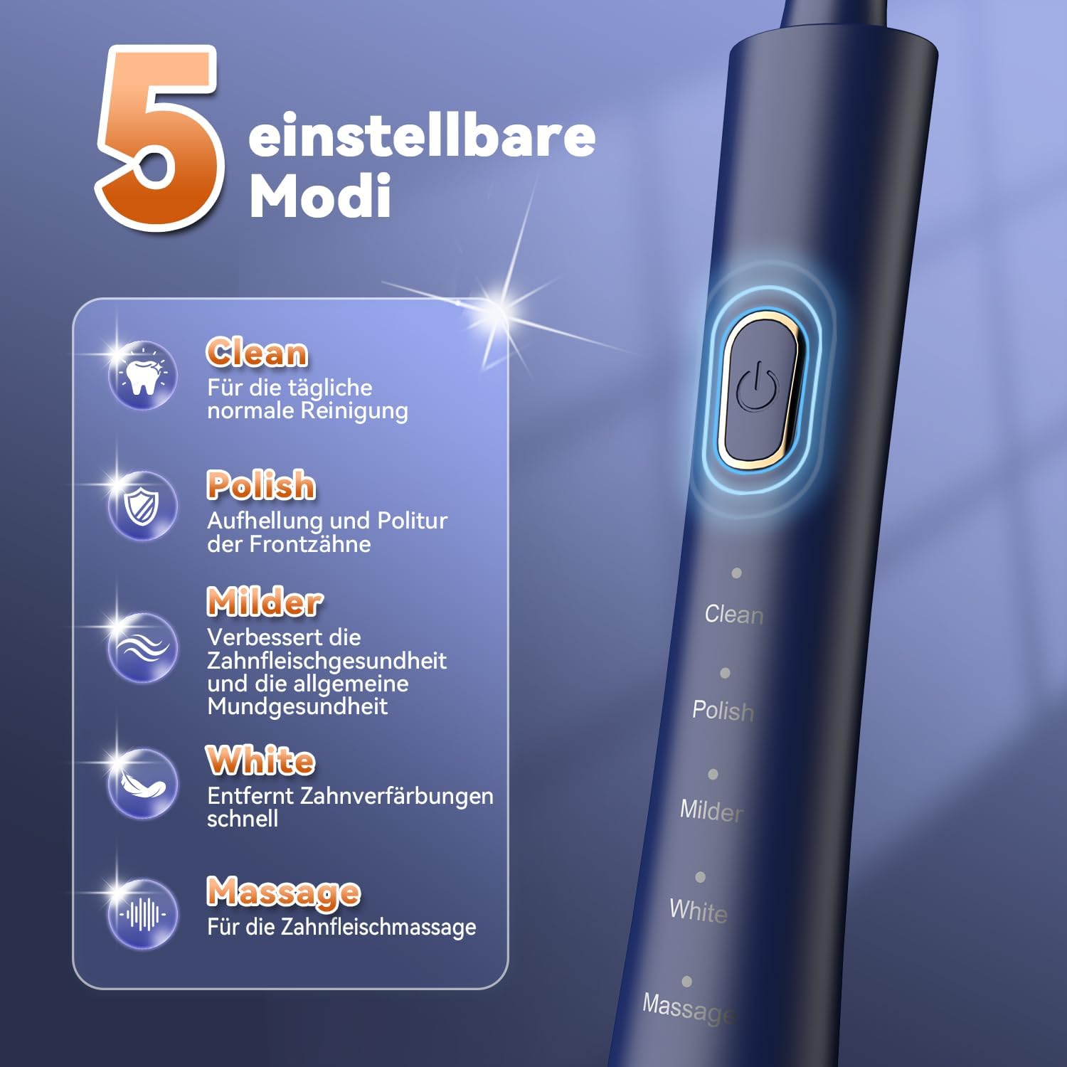 Thumbnail 2 de JTF Brosse à dents sonique recharge 31 000