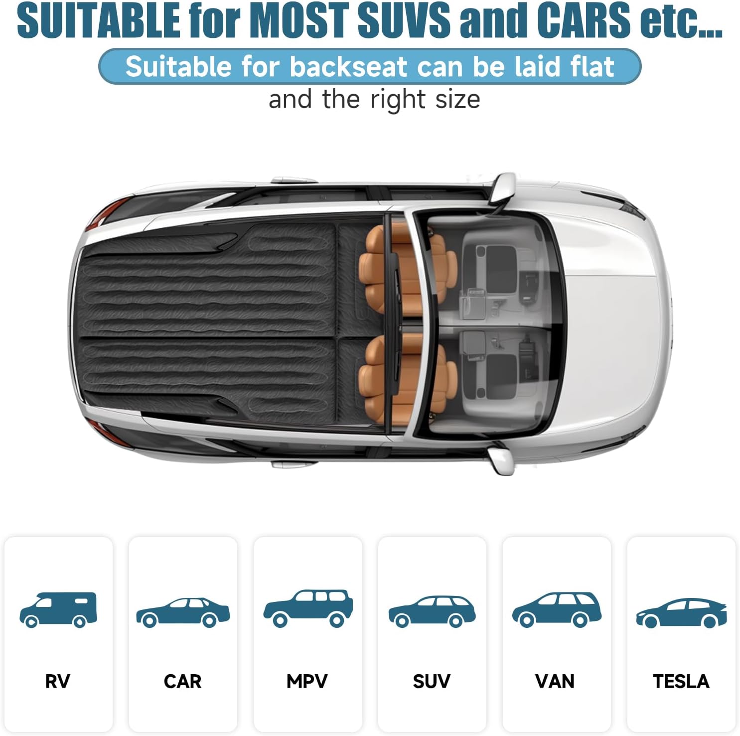 Thumbnail 6 de DikaSun 85b7fc50-c4cf-42de-a742-e892d822d8d6 Inflatable SUV Air Mattress with 12V Pump
