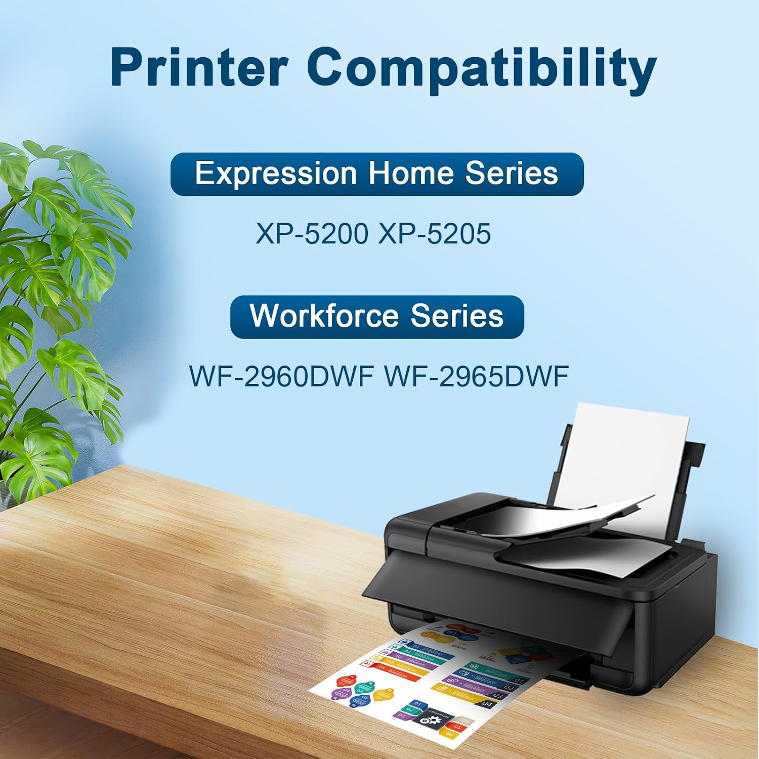 Detalle 2 de Jagute Lot de 4 Cartouches d’Encre 503XL Noir — Compatibles Epson 503XL