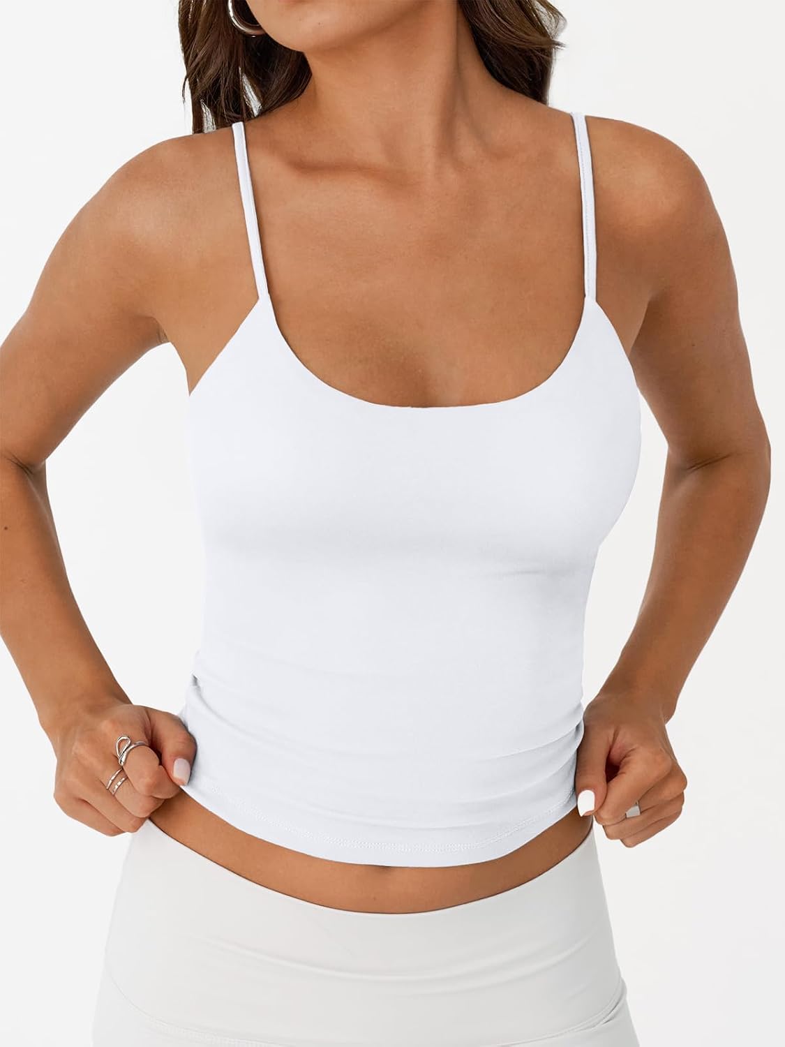 Thumbnail 1 de Trendy Queen Double-Lined Adjustable Spaghetti Strap Tank Top for Summer
