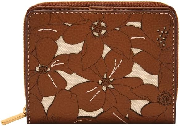 Thumbnail 6 de Mini portefeuille Fossil Logan en cuir véritable ou polyuréthane, format bifold pour femme