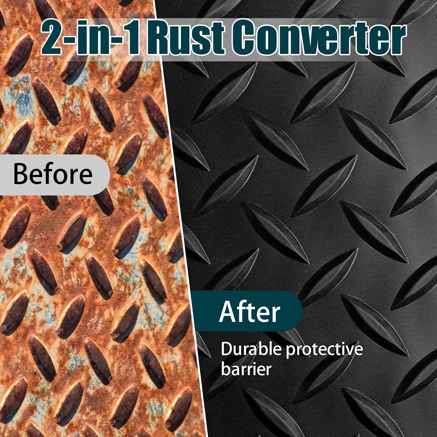 Thumbnail 1 de Autosel 2-in-1 Rust Converter & Metal Primer, Black, Heat-Resistant