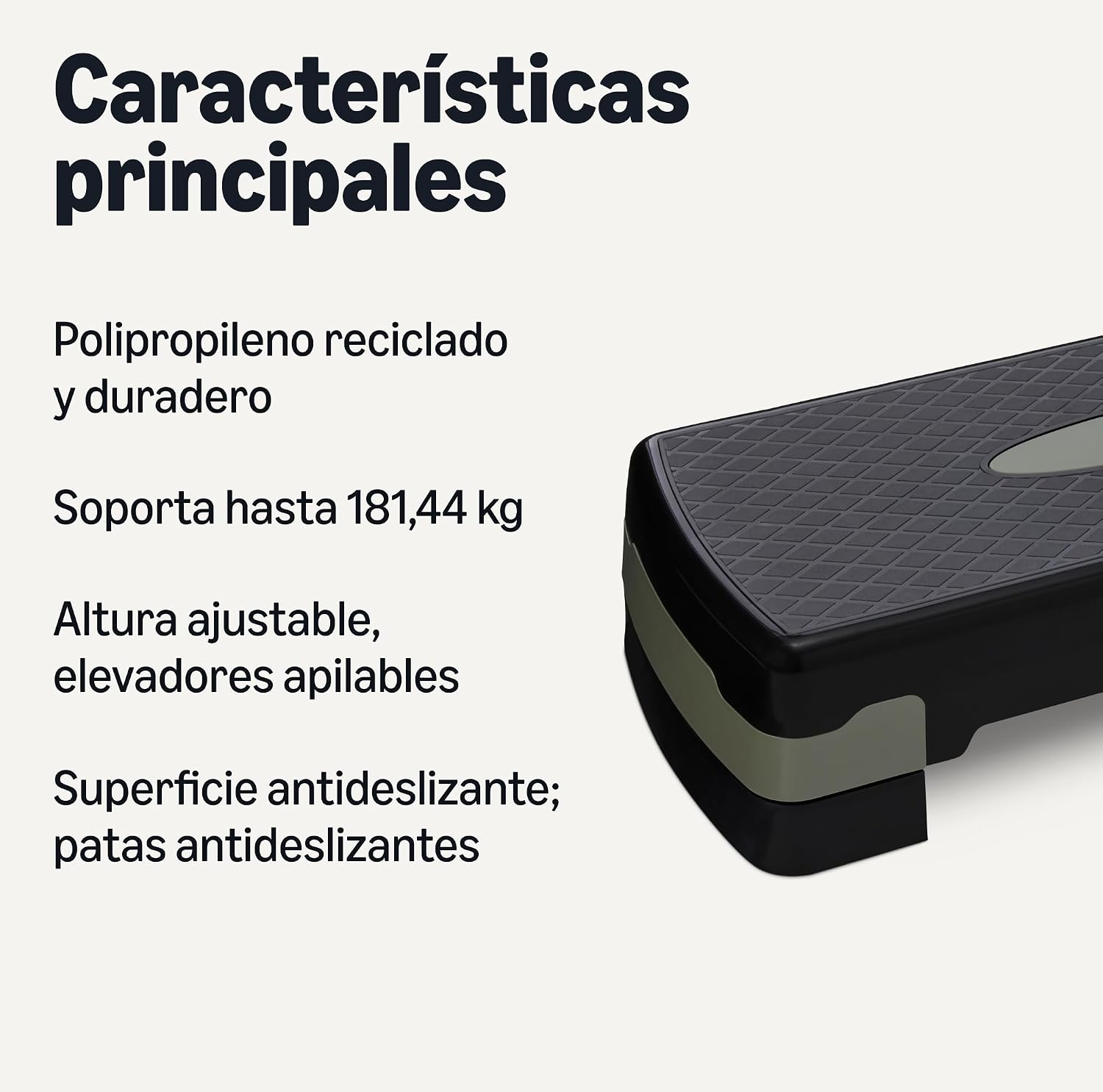 Thumbnail 1 de Amazon Basics Plataforma de Step para Ejercicios Aeróbicos, Escalón Ajustable (68,58 cm)