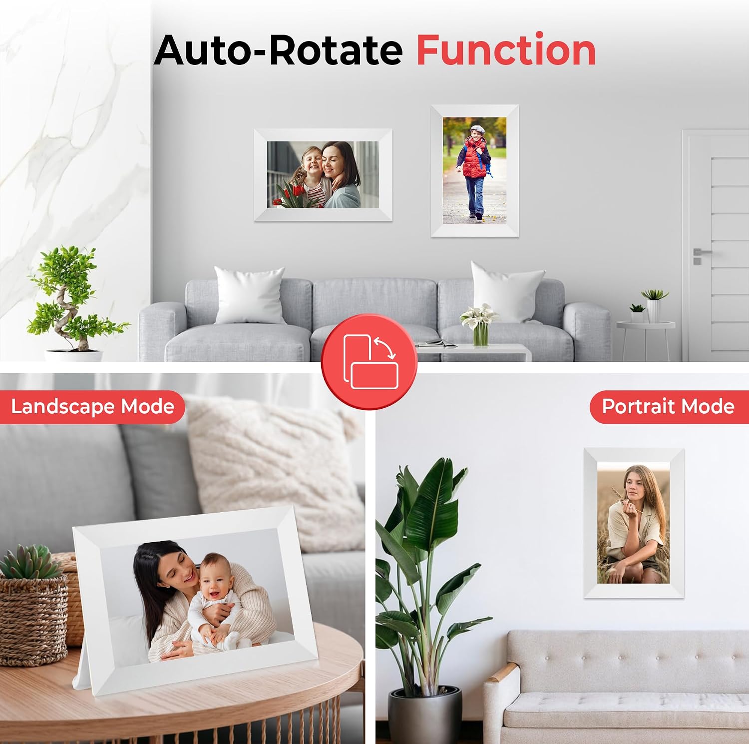 Thumbnail 6 de 10.1 Inch WiFi Digital Photo Frame, 64GB