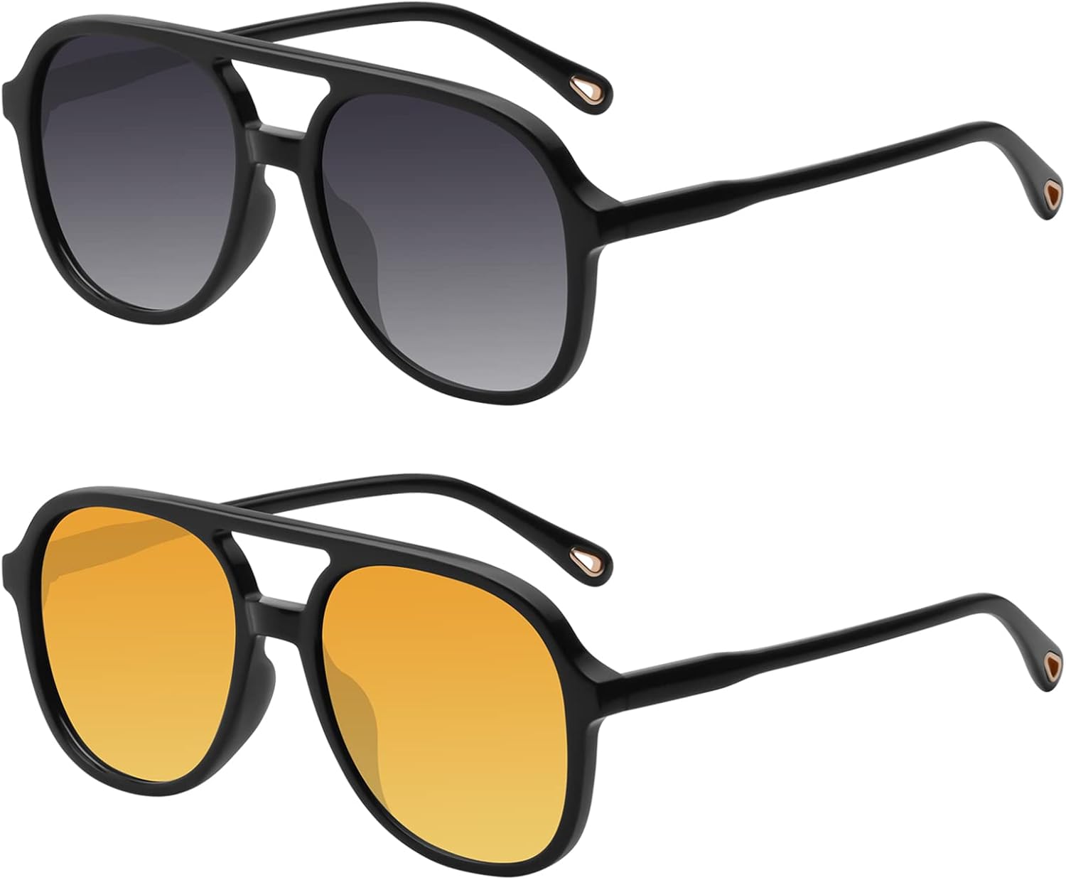 Detalle 2 de YDAOWKN Aviator Sunglasses UV400