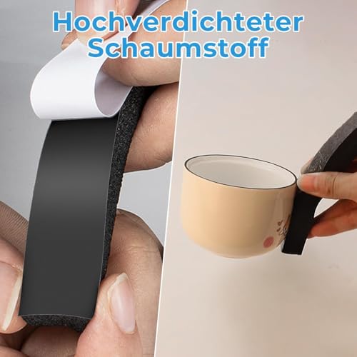 Detalle 2 de Storystore Dichtungsband Selbstklebend – Moosgummi 25 mm x 20 mm, 5 m / 2 Stück