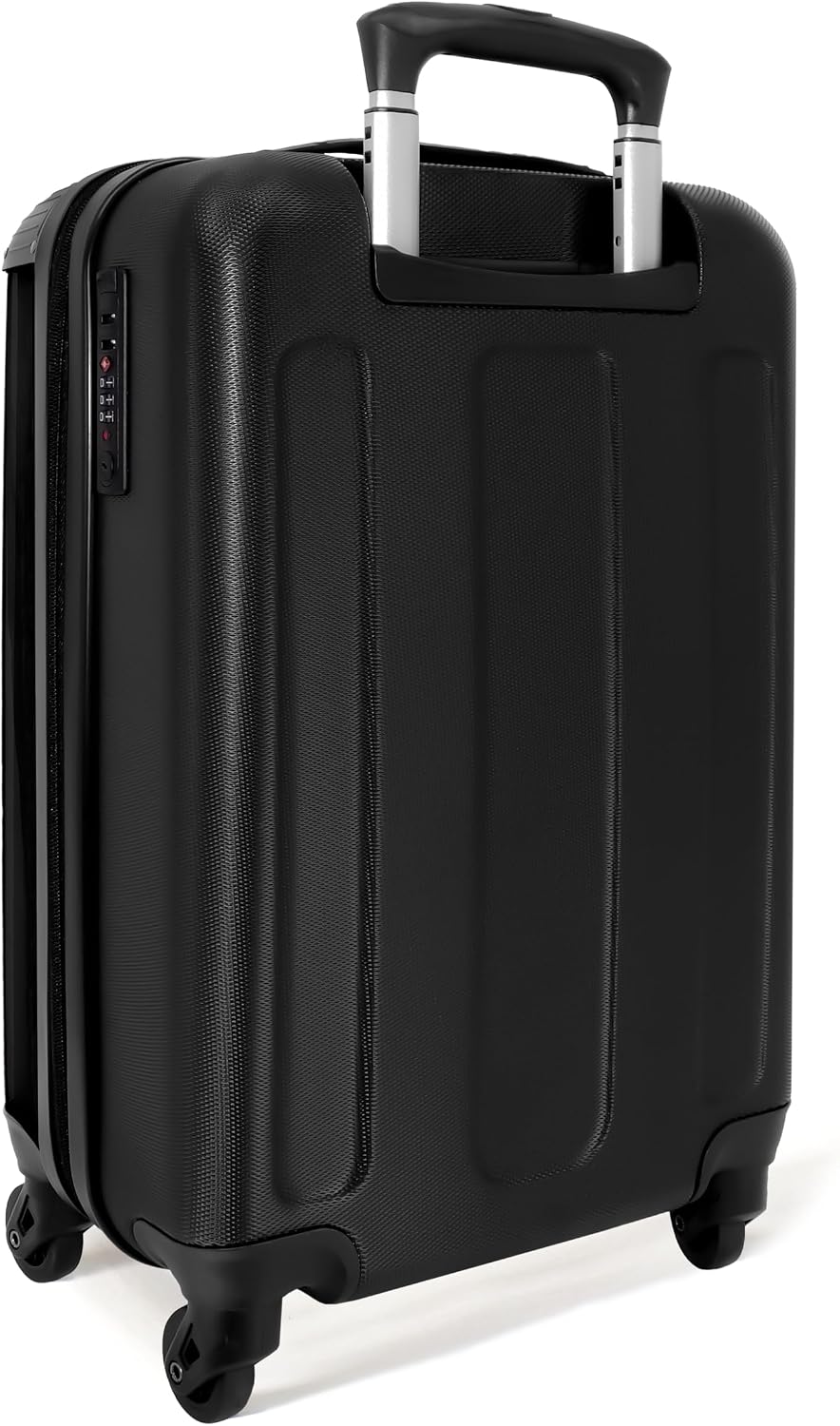 Detalle de Valigia Bambini NoBoringSuitcases.com con trolley e stampa “born to game” (55x40x20 cm) – Joystick - Nero