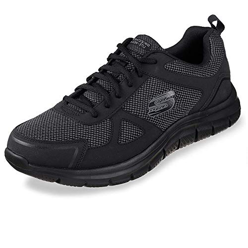 Detalle de Skechers Track Bucolo: Zapatillas de running para hombre en negro (45 EU)