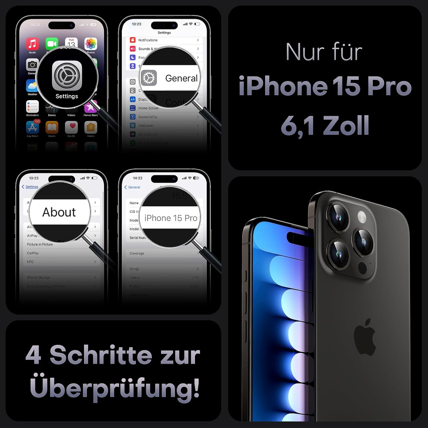 Thumbnail 1 de TOCOL iPhone 15 Pro Hülle mit MagSafe