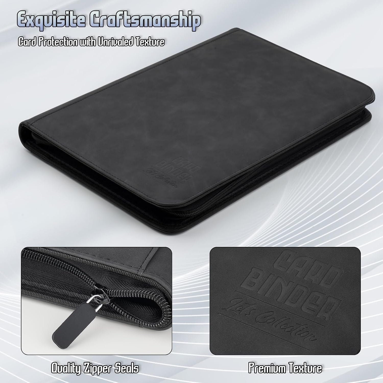 Detalle 2 de Premium Trading Card Binder 540-Pocket PU Album