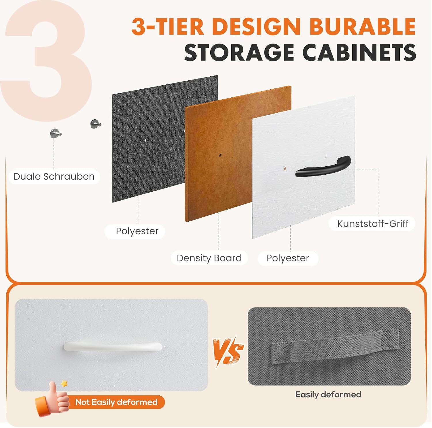 Detalle 1 de Sweetcrispy 5-Drawer Dresser