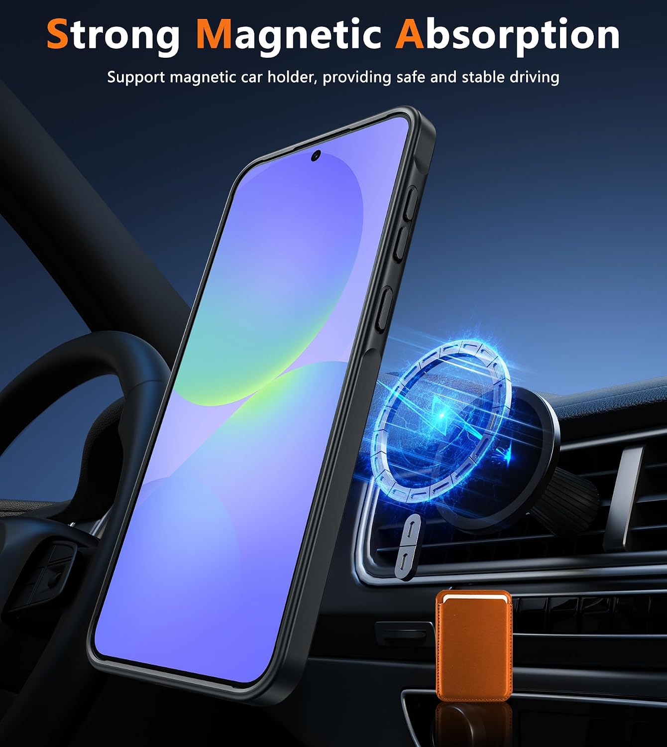 Detalle de FNTCASE for Samsung Galaxy A36/A56 Phone Case with Screen Protector – Matte Translucent Back, 10ft Drop Protection