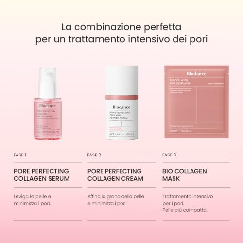 Thumbnail 8 de BIODANCE Crema Viso ai Peptidi di Collagene – Idratante e Perfezionatrice Porí, 50ml