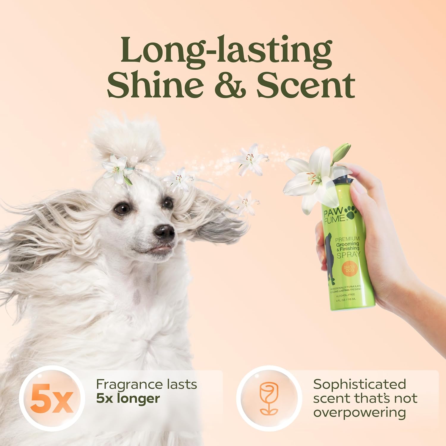 Thumbnail 4 de PAWFUME Dog Perfume Spray (Hypoallergenic, Alcohol-Free) — Long-Lasting Fresh Scent & Detangling Grooming