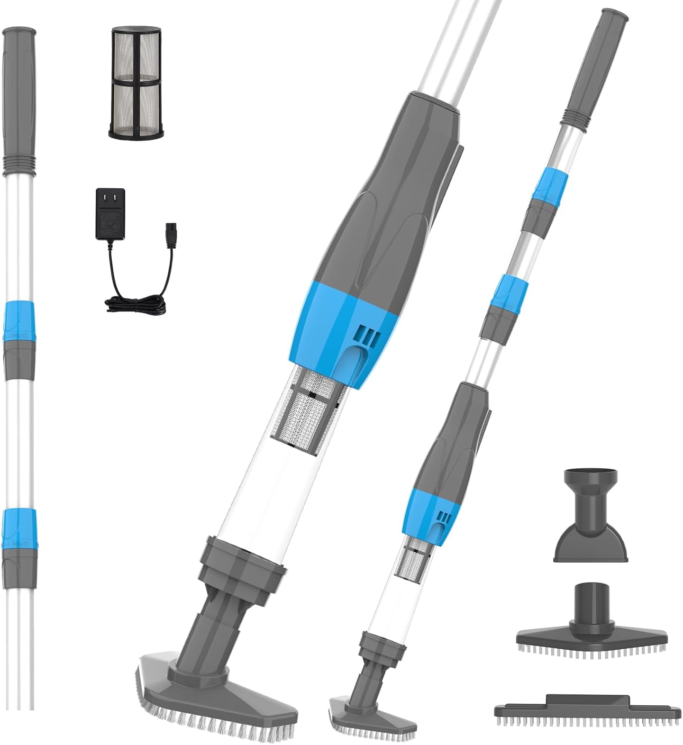 Detalle de PoolyPoly 3 en 1 Aspirateur de Piscine sans Fil – Polyvalent pour Spa et Petite Piscine