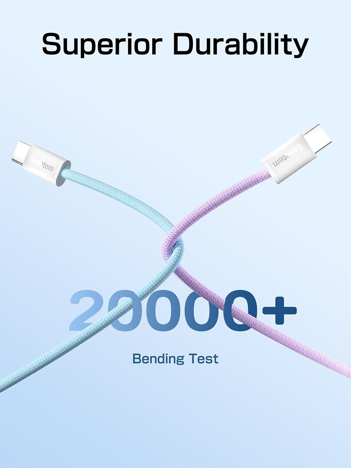 Thumbnail 5 de Senetem USB C Cable 10FT 3-Pack — fast charging cable