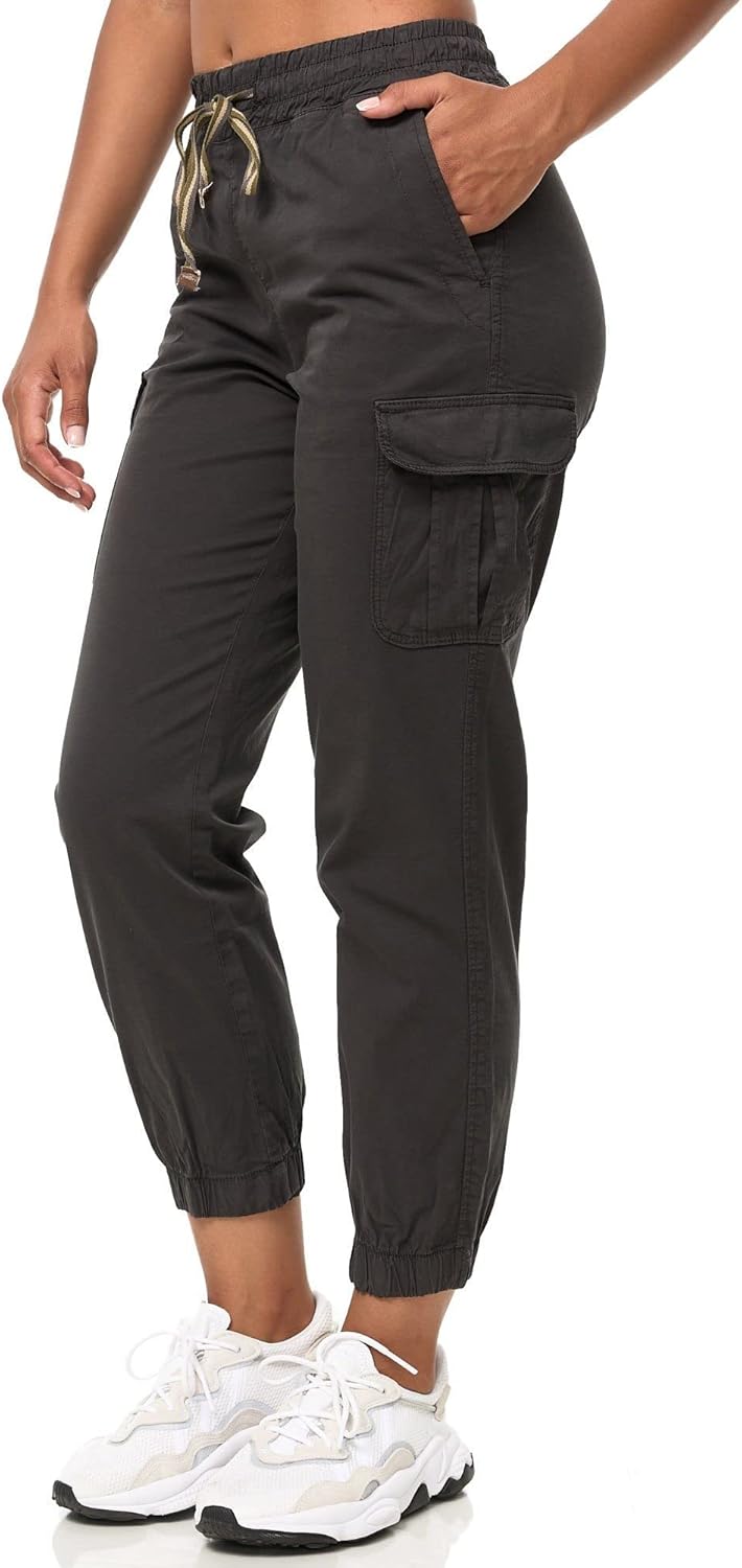 Detalle de Tazzio Cargo Hose Damen F600 – Regular Fit Cargohose aus Baumwollmischung