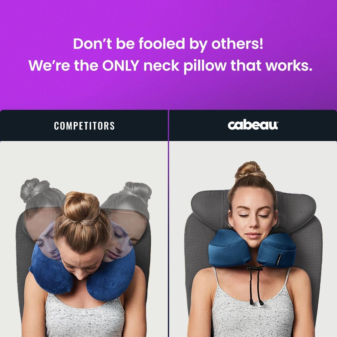 Thumbnail 6 de Cabeau Evolution S3 Travel Pillow – Nackenkissen für Flugreisen (Indigo)