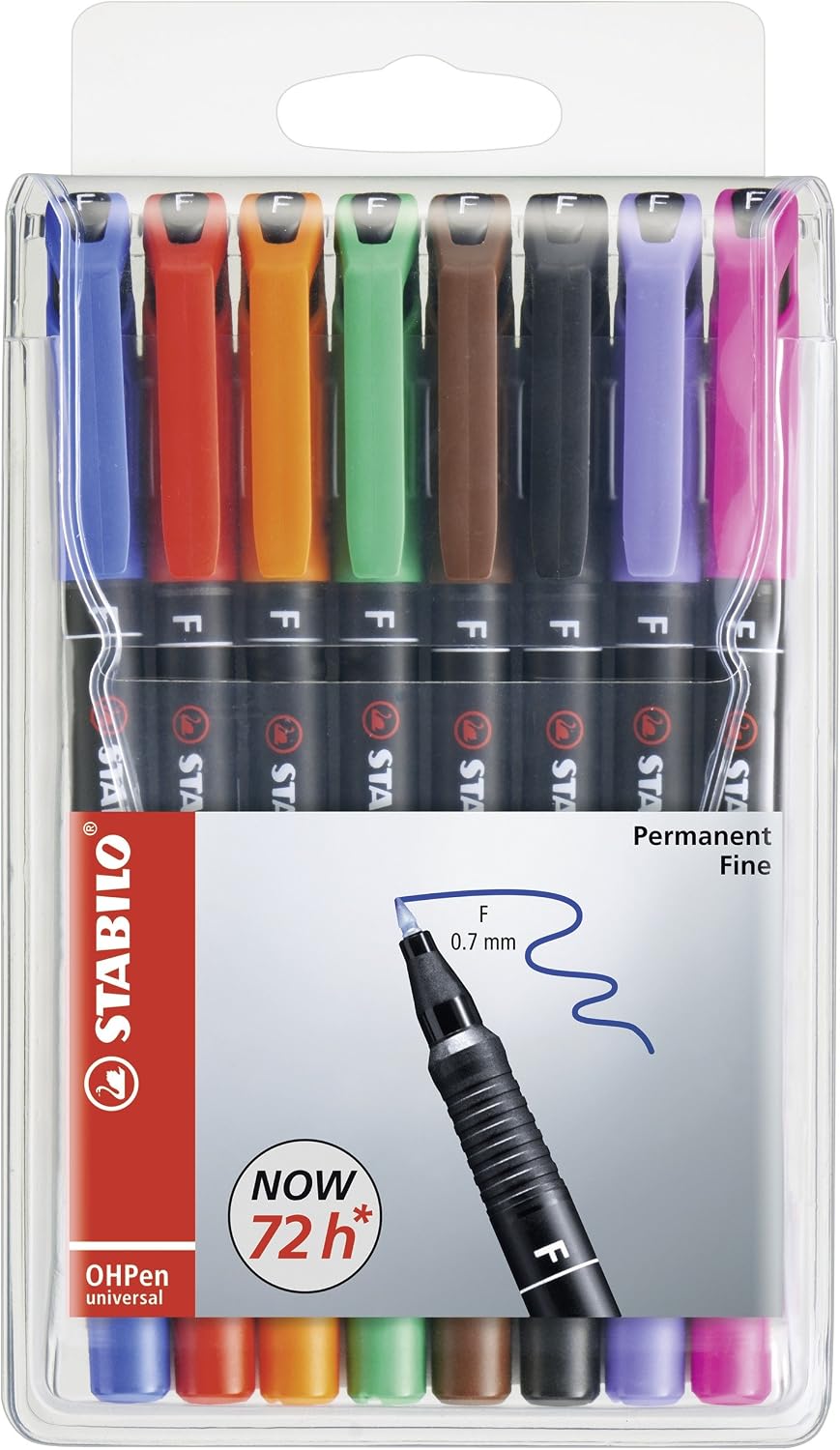 Thumbnail 6 de STABILO OHP permanentpenna, supertunn 0,4 mm, 8 blandade färger