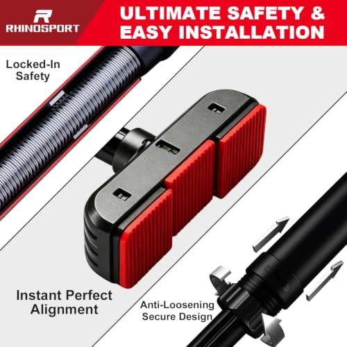 Thumbnail 4 de RHINOSPORT Pull Up & Chin Up Bar for Narrow Doorways (70-92cm) – Heavy-Duty 200kg Load