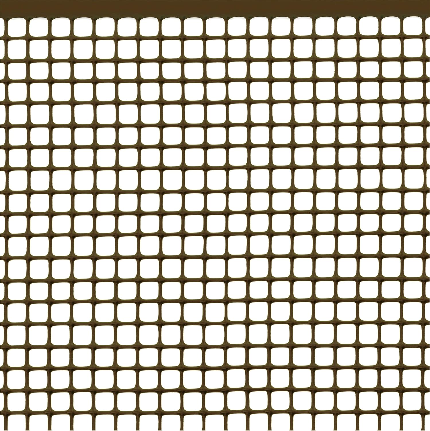 Detalle 2 de TENAX QUADRA 10 – brązowa siatka ochronna z HDPE, 1,00 × 10 m