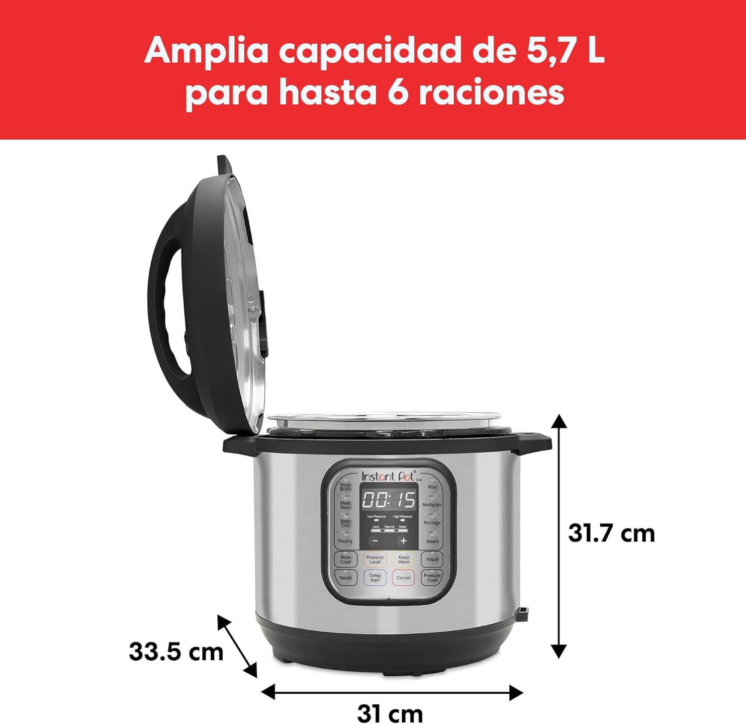 Thumbnail 5 de Instant Pot Duo 7 en 1: Olla a Presión Multifuncional 🍲