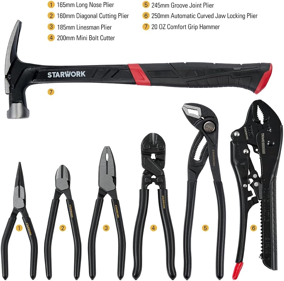 Thumbnail 2 de STARWORK True Mechanic 306-Piece Tool Set: Comprehensive 120-Tooth Ratchet Kit for Automotive and Home Repairs