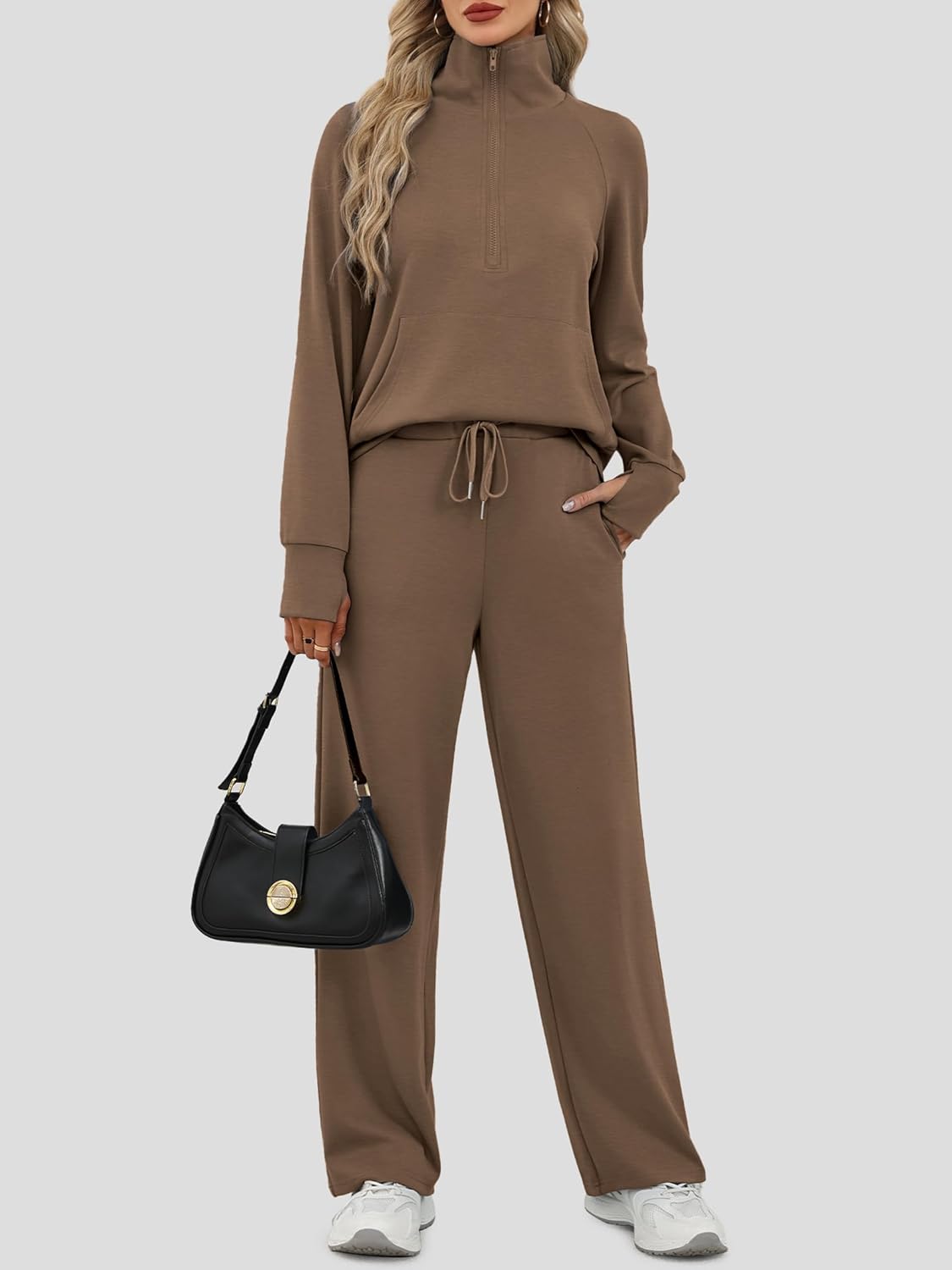 Detalle 2 de Casly Lamiit 2-Piece Lounge Set oversized half-zip sweatshirt