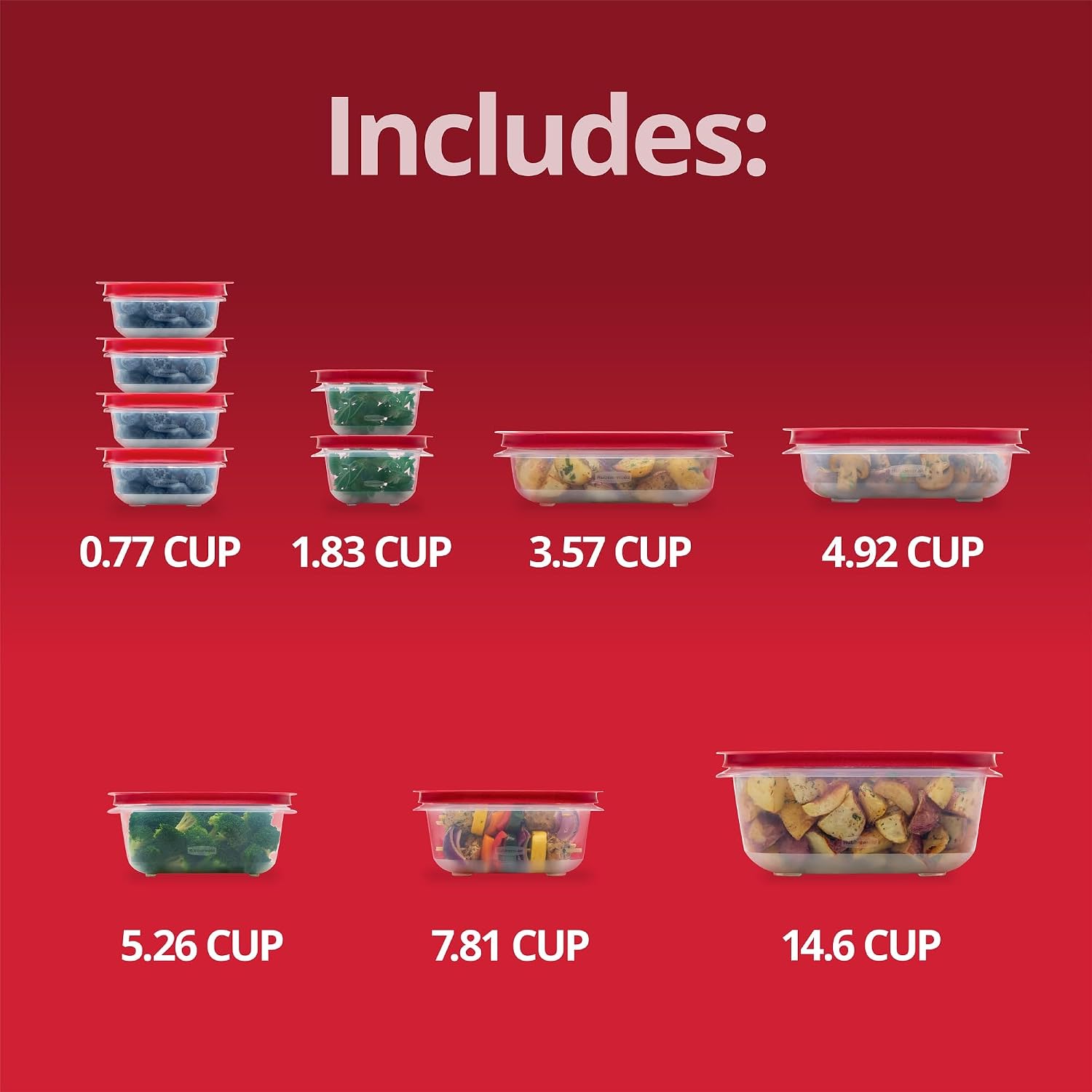 Thumbnail 5 de Rubbermaid EasyStore 22-Piece Food Storage 🍱