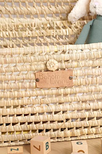 Detalle 2 de Bohome Living malle de rangement en osier tressé 30 cm