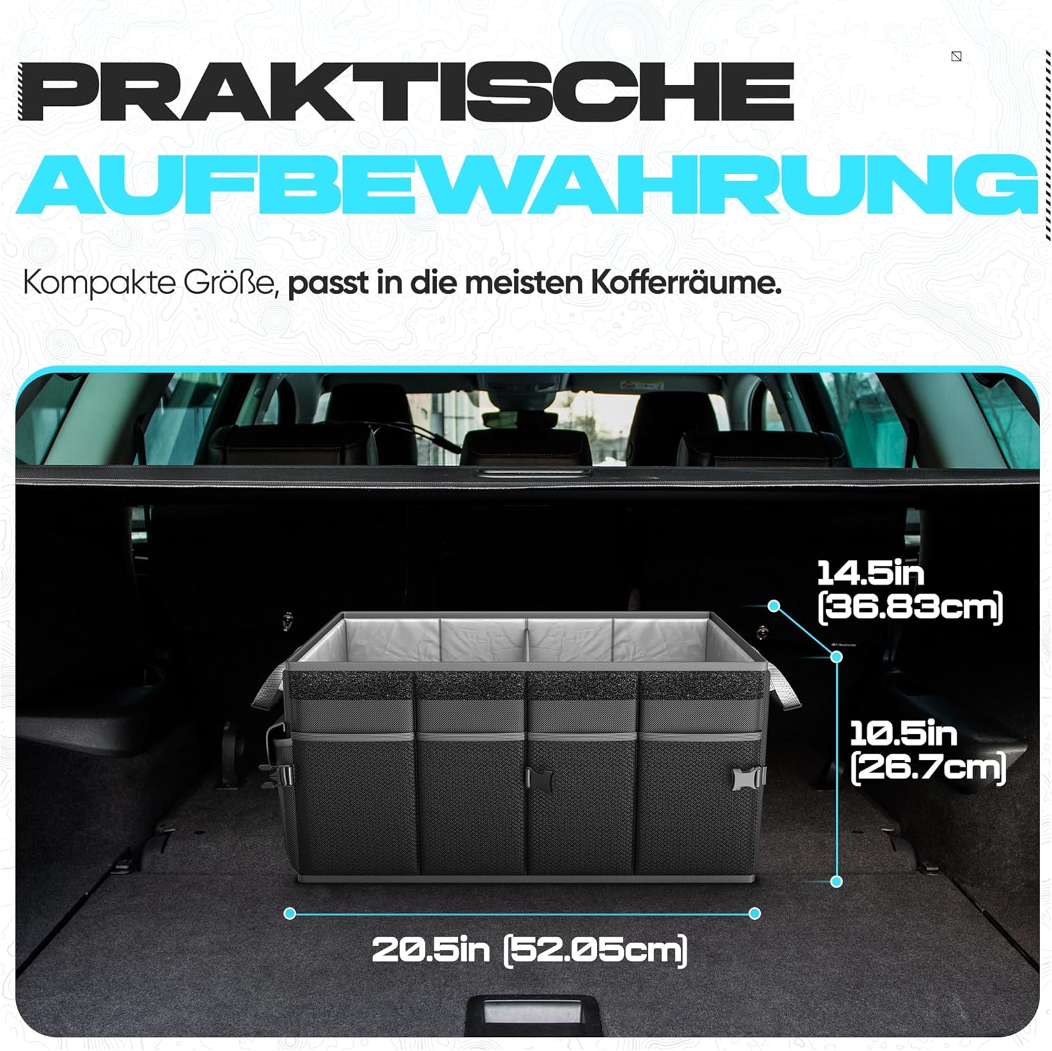 Thumbnail 3 de FORTEM Kofferraum Organizer 🚗