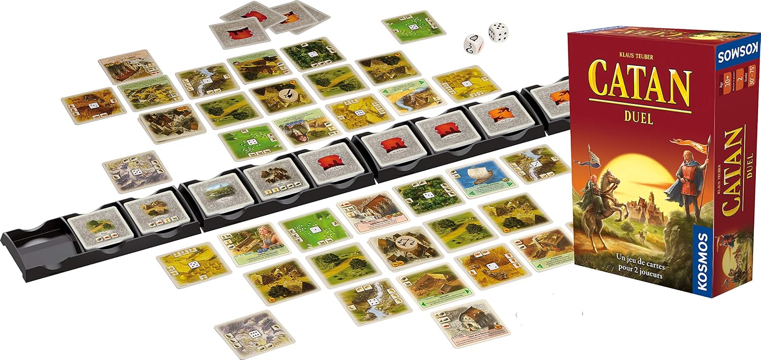 Detalle 2 de Asmodee Catan Duel, jeu pour 2 dès 10 ans