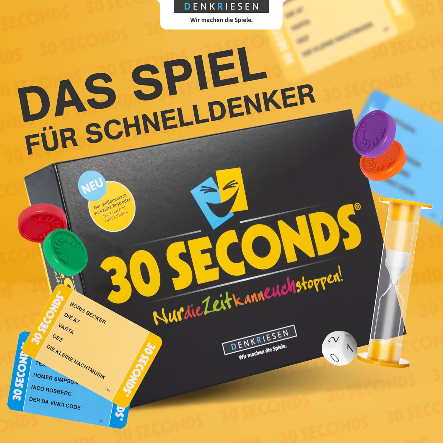 Thumbnail 1 de DENKRIESEN 30 Seconds® – Brettspiel für bis zu 16 Spieler 🎲
