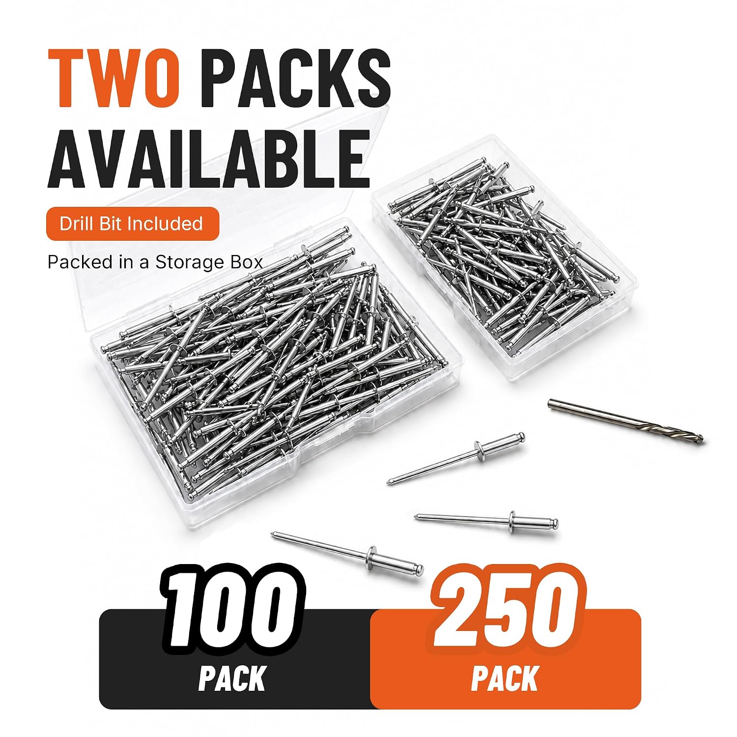 Detalle 1 de Aluminum Blind Rivets 5/32 x 3/8 in.